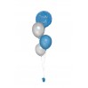 Ballonbouquet mit Wunschtext (ca. 43 cm)
