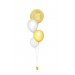 Ballonbouquet mit Wunschtext (ca. 43 cm)
