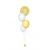 Ballonbouquet mit Wunschtext (ca. 43 cm)