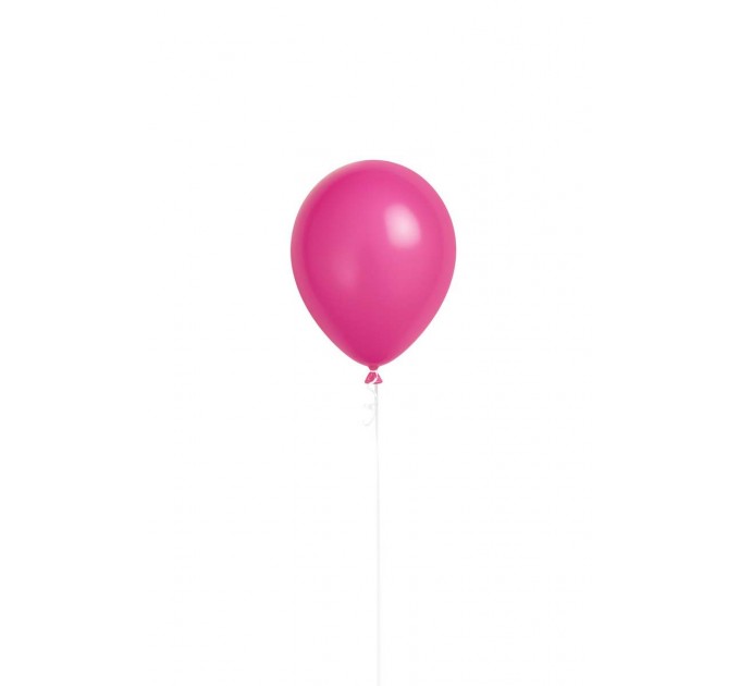 Latexballon "Hot Pink" heliumgefüllt (Ø ca. 28 cm) für viele Anlässe