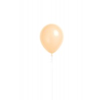 Latexballon "Peach Pastel" heliumgefüllt (Ø ca. 28 cm)