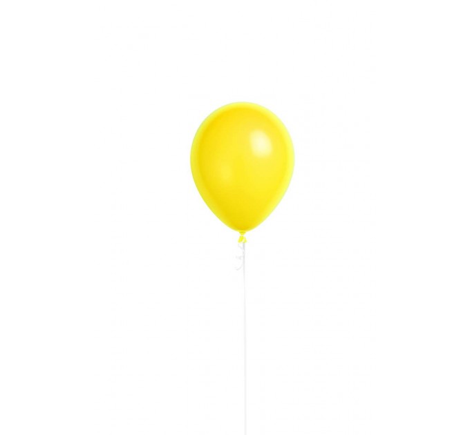 Latexballon "Sunshine Yellow" heliumgefüllt (Ø ca. 28 cm) für viele Anlässe