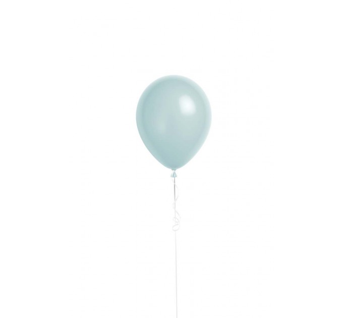 Latexballon "Dusty Blue" heliumgefüllt (Ø ca. 28 cm) für viele Anlässe