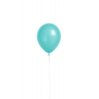 Latexballon "Carribean Blue" heliumgefüllt (Ø ca. 28 cm)