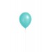 Latexballon "Carribean Blue" heliumgefüllt (Ø ca. 28 cm) – frische Farbnote für jeden Anlass
