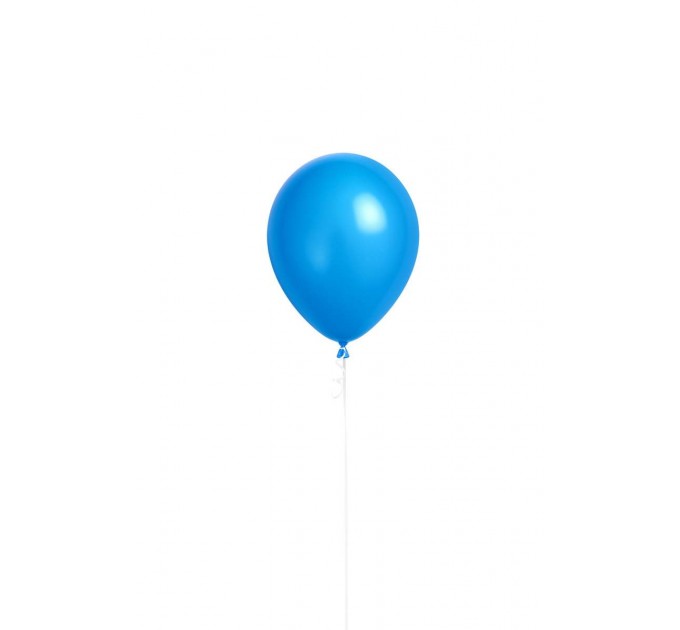 Latexballon "Bright Royal Blue" heliumgefüllt (Ø ca. 28 cm) – kräftiges Royalblau für Ihre Feier
