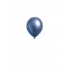 Latexballon "Azure Satin" heliumgefüllt (Ø ca. 28 cm) – edles Blau für festliche Dekorationen