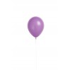 Latexballon "Purple" heliumgefüllt (Ø ca. 28 cm) – glänzendes Lila für stilvolle Highlights