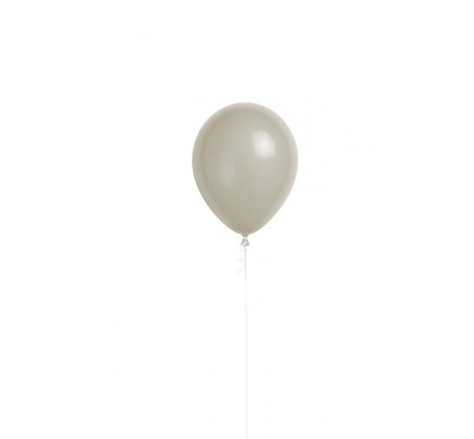 Latexballon "Grey" heliumgefüllt (Ø ca. 28 cm) – stilvolles Grau für elegante Dekorationen