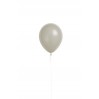 Latexballon "Grey" heliumgefüllt (Ø ca. 28 cm) – stilvolles Grau für elegante Dekorationen