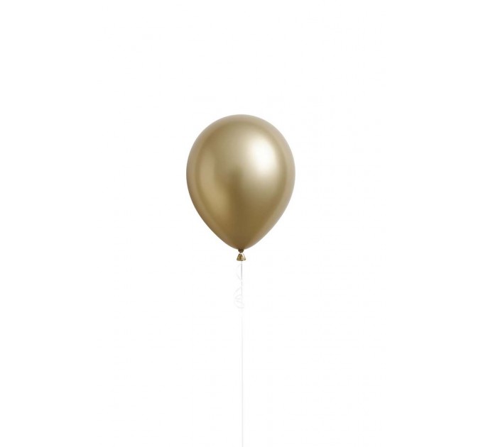 Latexballon "Prosecco Satin" heliumgefüllt (Ø ca. 28 cm) – edles Gold für festliche Anlässe