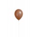 Latexballon "Chocolate" heliumgefüllt (Ø ca. 28 cm) – warmer Braunton für edle Akzente