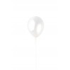 Latexballon "Clear Transparent" heliumgefüllt (Ø ca. 28 cm) – eleganter, transparenter Ballon für vielseitige Dekorationen