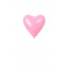 Latexballon "Pink Heart" heliumgefüllt (Ø ca. 30 cm) – romantisches Herz in Rosa