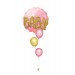 Ballonbouquet „Oh Baby“ – Rosa-Gold  mit Heliumfüllung