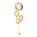 Ballonbouquet „Mom to be“ – ca. 45 cm Folienballon und Latexballons