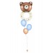 Ballonbouquet „Bärchen“ – ca. 61 x 88 cm Folienballon und Latexballons