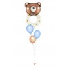 Ballonbouquet „Bärchen“ – ca. 61 x 88 cm Folienballon und Latexballons