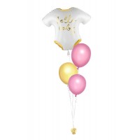 Ballonbouquet „Hello Baby“ (ca. 51 x 45 cm)