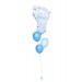 Ballonbouquet „It’s a Boy!“ – ca. 58 x 82 cm Folienballon und Latexballons 