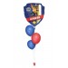 Ballonbouquet mit Chase von Paw Patrol (ca. 63x68 cm)