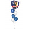 Paw Patrol Chase Ballonbouquet mit Helium (ca. 63 × 68 cm)