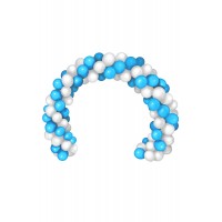 Ballonbogen Spirale – Ca. 2,2 m hoch, 6 m