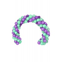 Ballonbogen Spirale – Ca. 2,2 m hoch, 6 m