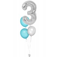 Ballon mit Zahl nach deiner Wahl (ca. 86 cm)