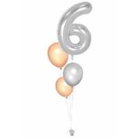 Ballon mit Zahl nach deiner Wahl (ca. 86 cm)