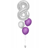 Ballon mit Zahl nach deiner Wahl (ca. 86 cm)
