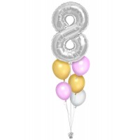 Ballon mit Zahl nach deiner Wahl (ca. 86 cm)