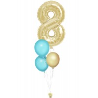Ballon mit Zahl nach deiner Wahl (ca. 86 cm)