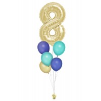 Ballon mit Zahl nach deiner Wahl (ca. 86 cm)