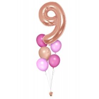 Ballon mit Zahl nach deiner Wahl (ca. 86 cm)