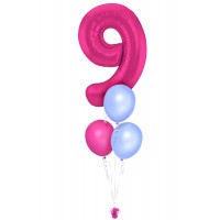 Ballon mit Zahl nach deiner Wahl (ca. 86 cm)