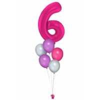Ballon mit Zahl nach deiner Wahl (ca. 86 cm)