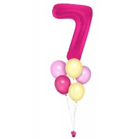 Ballon mit Zahl nach deiner Wahl (ca. 86 cm)