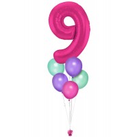 Ballon mit Zahl nach deiner Wahl (ca. 86 cm)
