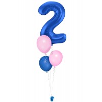Ballon mit Zahl nach deiner Wahl (ca. 86 cm)