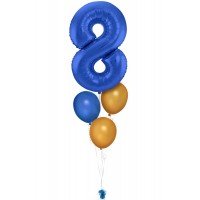 Ballon mit Zahl nach deiner Wahl (ca. 86 cm)