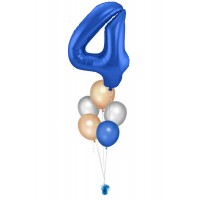 Ballon mit Zahl nach deiner Wahl (ca. 86 cm)