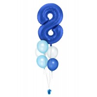 Ballon mit Zahl nach deiner Wahl (ca. 86 cm)