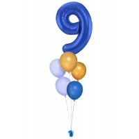 Ballon mit Zahl nach deiner Wahl (ca. 86 cm)
