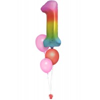 Ballon mit Zahl nach deiner Wahl (ca. 86 cm)