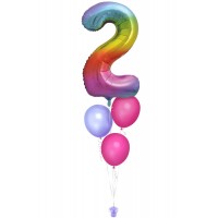 Ballon mit Zahl nach deiner Wahl (ca. 86 cm)