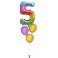 Ballon mit Zahl nach deiner Wahl (ca. 86 cm)