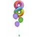 Zahlenballon-Bouquet mit 3 Heliumballons – Wunschzahl (ca. 86 cm)