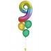 Zahlenballon-Bouquet mit 3 Heliumballons – Wunschzahl (ca. 86 cm)
