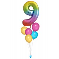 Ballon mit Zahl nach deiner Wahl (ca. 86 cm)